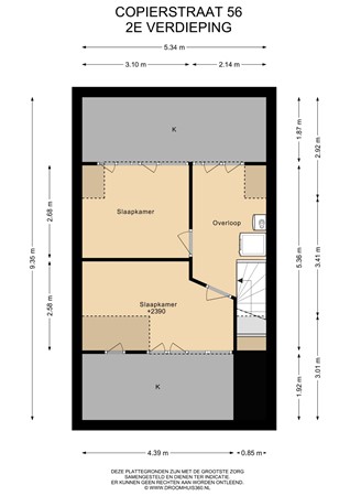 Floorplan - Copierstraat 56, 1433 NT Kudelstaart